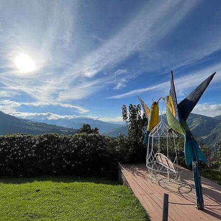 Premium Holiday Cabin - Spectacular Tungurahua Volcano View Baños Eksteriør billede