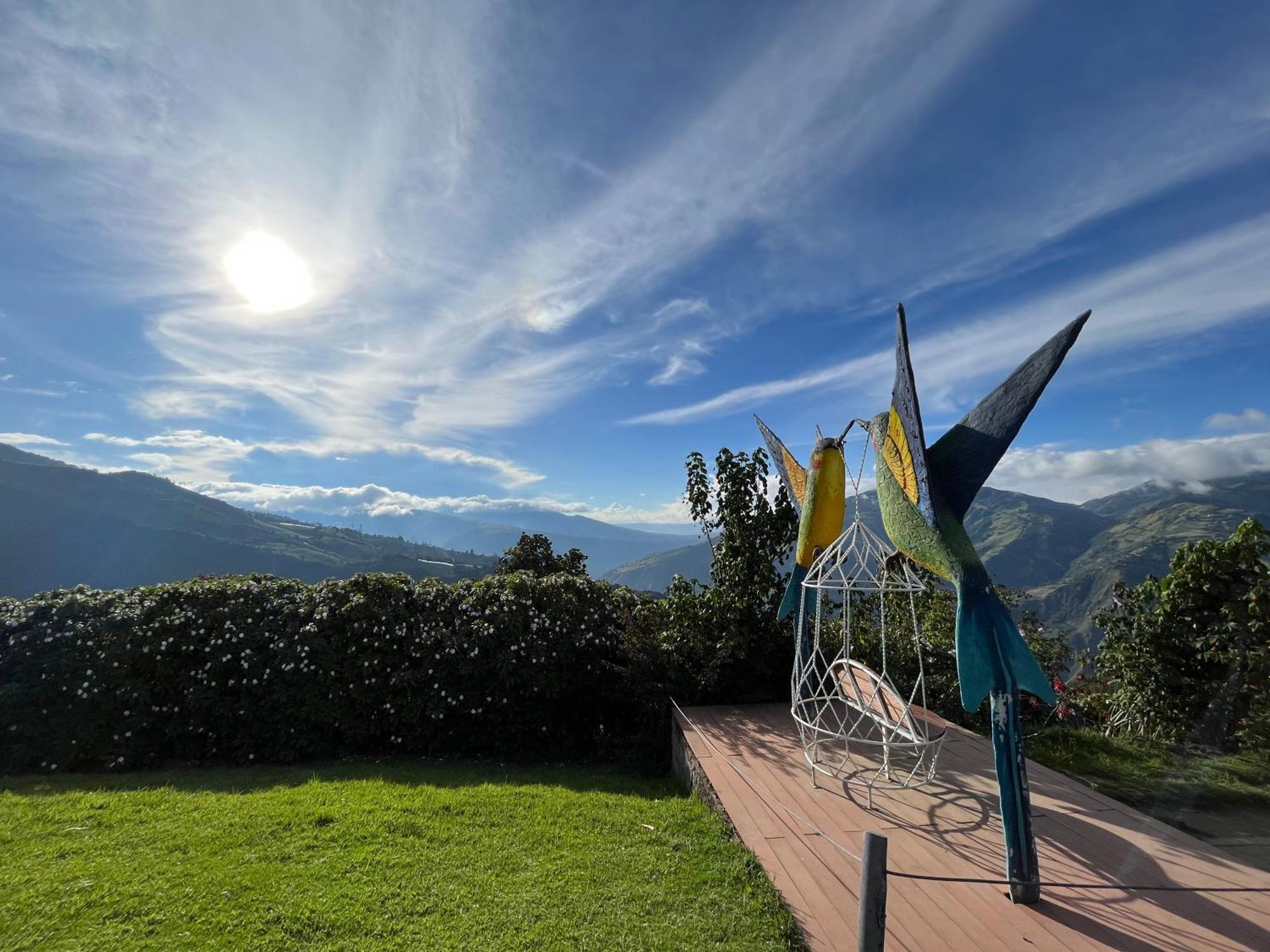 Premium Holiday Cabin - Spectacular Tungurahua Volcano View Baños Eksteriør billede