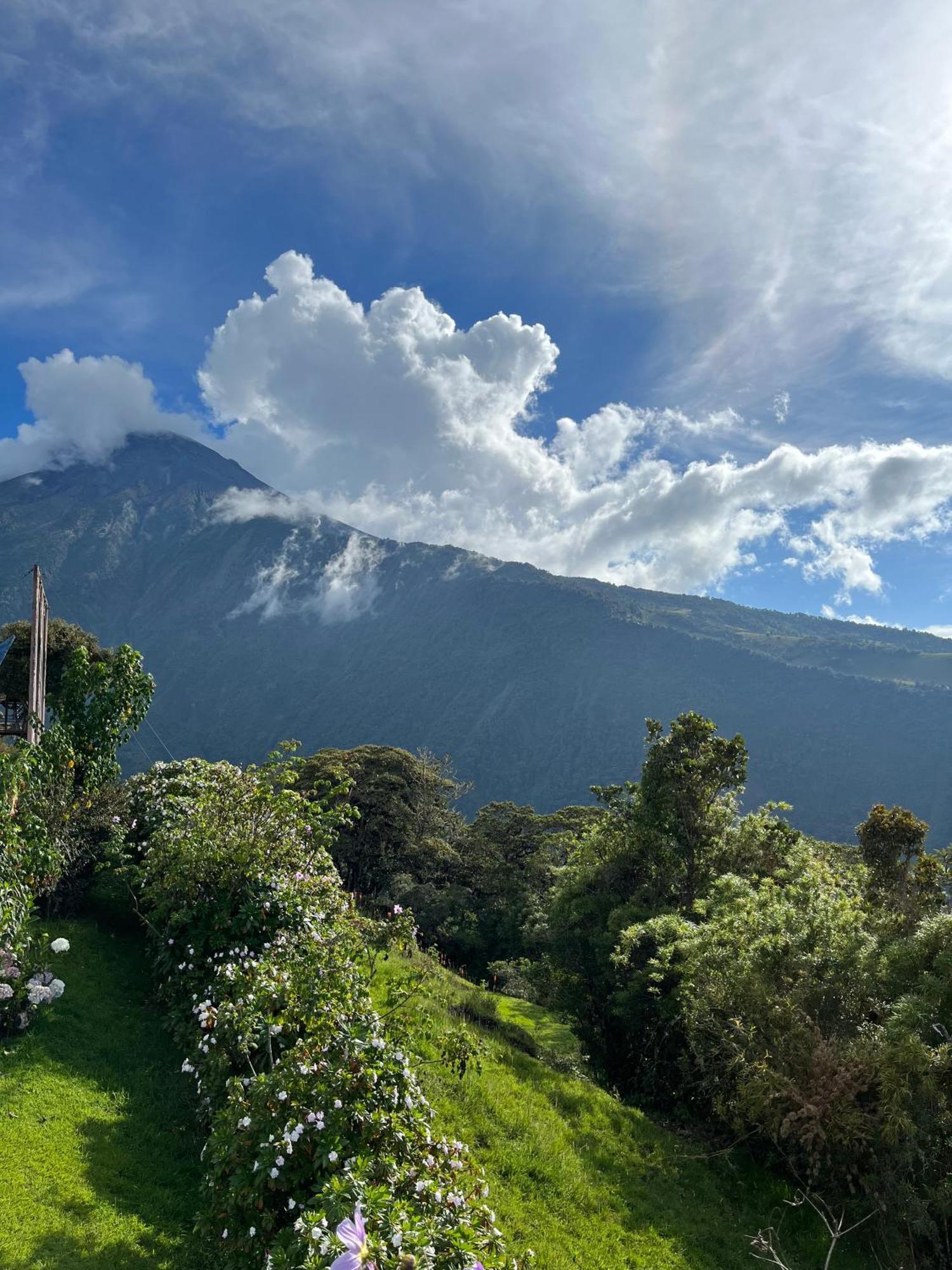 Premium Holiday Cabin - Spectacular Tungurahua Volcano View Baños Eksteriør billede